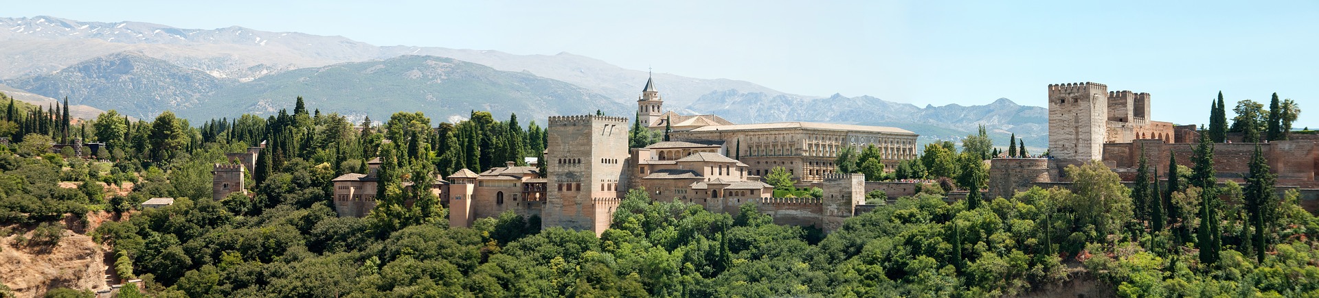 vue sur l'alhambra Grenade en Espagne