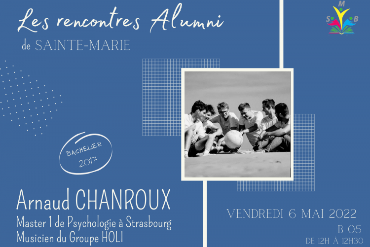 Affiche alumni : Arnaud CHANROUX