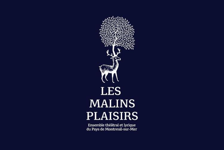 Les malins plaisirs, Montreuil-sur-Mer Photo : Logo de la compagnie 