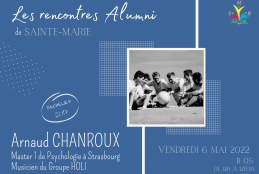 Affiche alumni : Arnaud CHANROUX